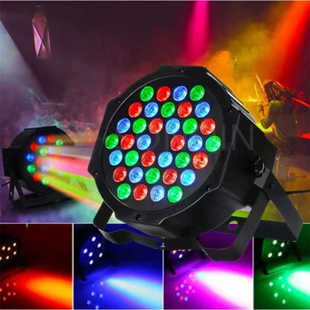 2023 LED Flat Par 12x3W RGBW Осветление Професионално Led Сценичното Осветление Ефект DMX512 Master-Slave DJ Disco Party