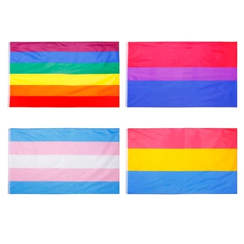 90x150 см Гомосексуальный Дъгата флаг, Philadelphia ЛГБТ-гей-прайда Филаделфия