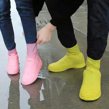 Водоустойчив бахилы, Силиконови мини непромокаеми обувки, Маратонки Унисекс, протектор за дъждовния ден на улицата, за многократна употреба дъждовна бахилы