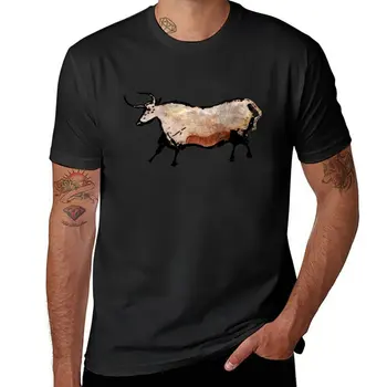 Нова тениска Lascaux Bull, тениска с домашен любимец принтом за момчета, черни тениски, мъжки тениски