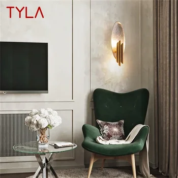 Стенни аплици в скандинавски стил TYLA, лампа в постмодерния стил за украса на дома и всекидневна